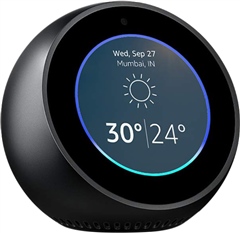Amazon Echo Spot (VN94DQ) - Black, B - CeX (IN): - Buy, Sell, Donate